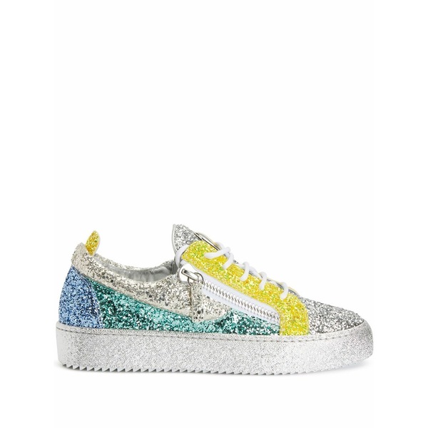 ジュゼッペザノッティ レディース スニーカー シューズ Gail glitter sneakers Grey