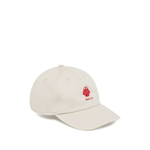 バリー メンズ かぶり笠 添え物 Logo-detail baseball cap Neutrals