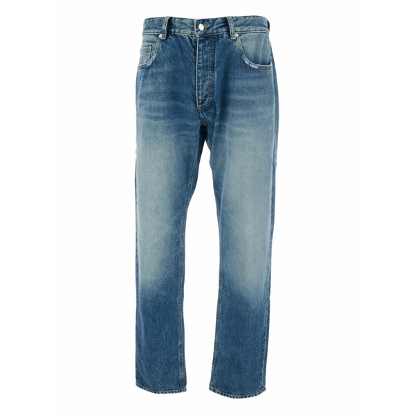 アイコン ジーンズ メンズ ジーンズズボン下 ボトムス  kanye buttoned jeans Blue