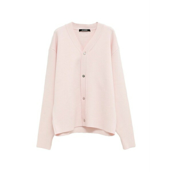 ジャクエムス メンズ ジレー アウター Button-fastening cardigan Pink