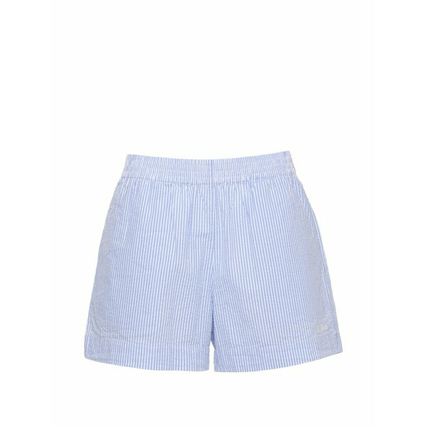 エムシーツーセイントバース レディース 心地好いズボン下 ボトムス Meave striped shorts Blue