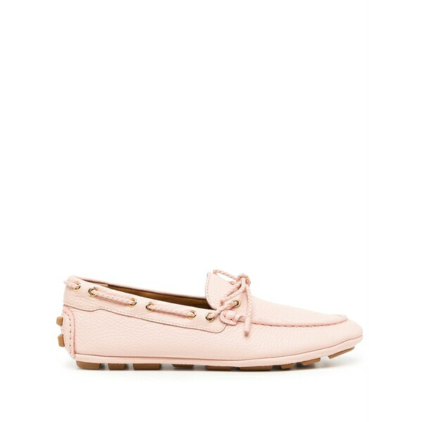 バリー レディース スリッポン・ローファー シューズ Leather boat loafers Pink