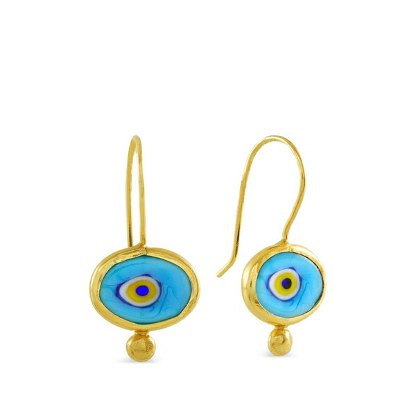 オットマンハンズ レディース ピアス＆イヤリング アクセサリー Alara evil eye drop earrings Gold｜asty