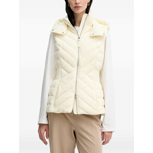 マッカージュ レディース 上衣＆上衣 アウター Hoshi quilted hooded gilet Neutrals