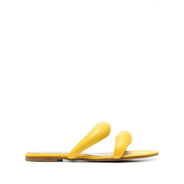 ジャンヴィト ロッシ レディース サンダル シューズ Padded slip-on sandals Yellow