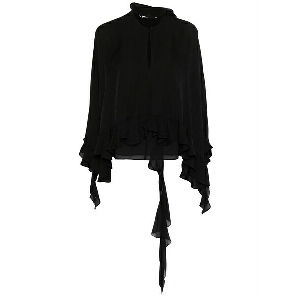 ドロシーシューマッハ レディース プルオーバー トップス Sheer twist blouse Black