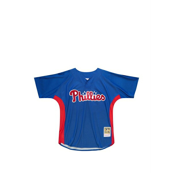 ミッチェル&ネス メンズ Tシャツ トップス 2010 philadelphia phillies short-sleeve top Blue|asty