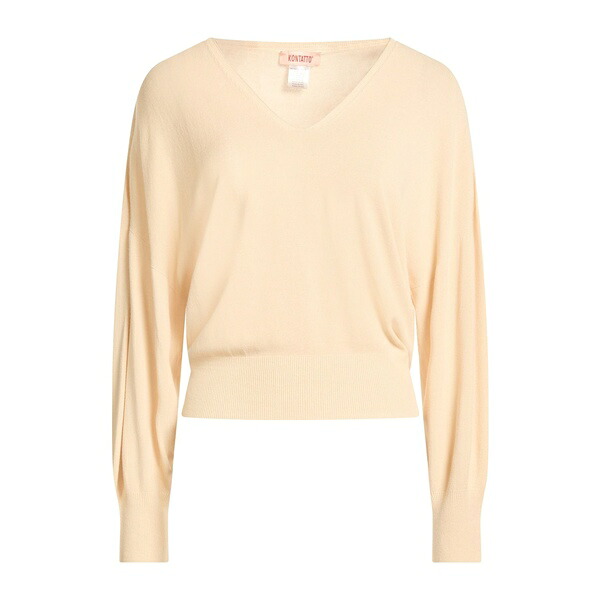 【送料無料】 コンタット レディース ニット\u0026セーター アウター Sweaters White