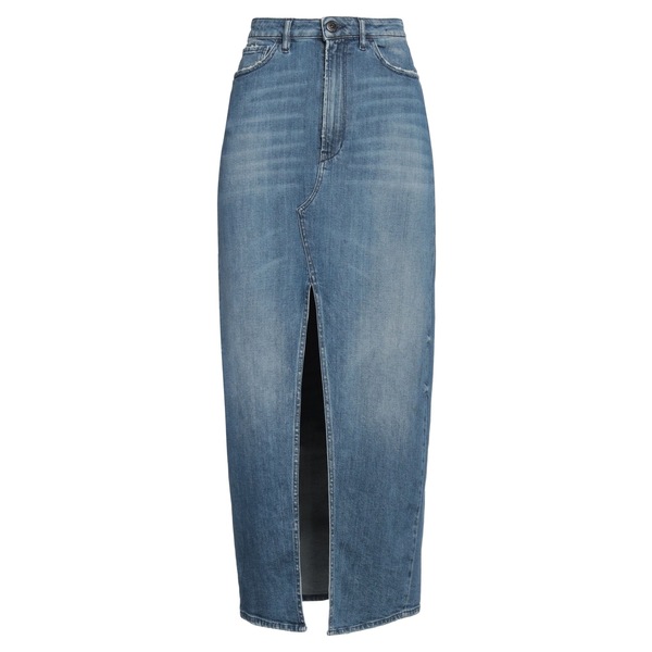 【送料無料】 スリーバイニューヨーク レディース スカート ボトムス Denim skirts Blue|asty
