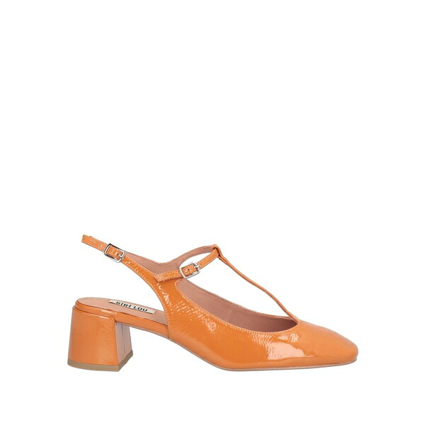 【貨物輸送無料】 ビビロウ レディース パンプス シューズ Pumps Orange