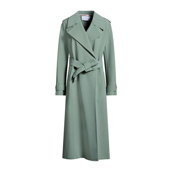 【貨物輸送無料】 ハリスワーフロンドン レディース 上衣＆上衣 アウター Overcoats \u0026 Trench Coats Green