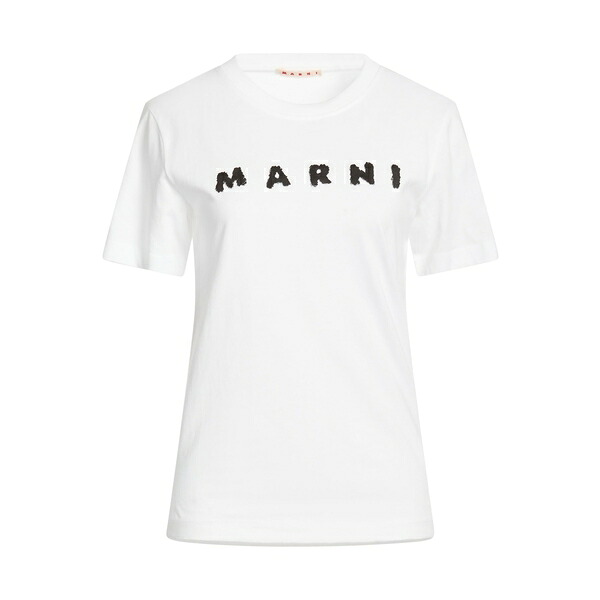 【貨物輸送無料】 マルニ レディース プルオーバー トップス T-shirts White