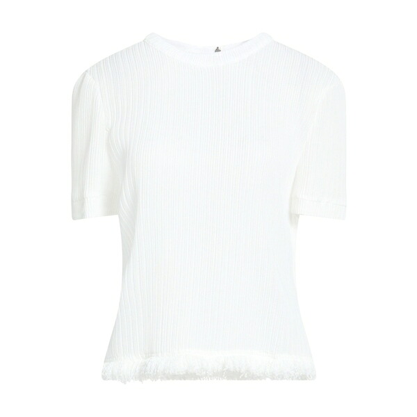 【貨物輸送無料】 エムエスジイエム レディース プルオーバー トップス Tops White