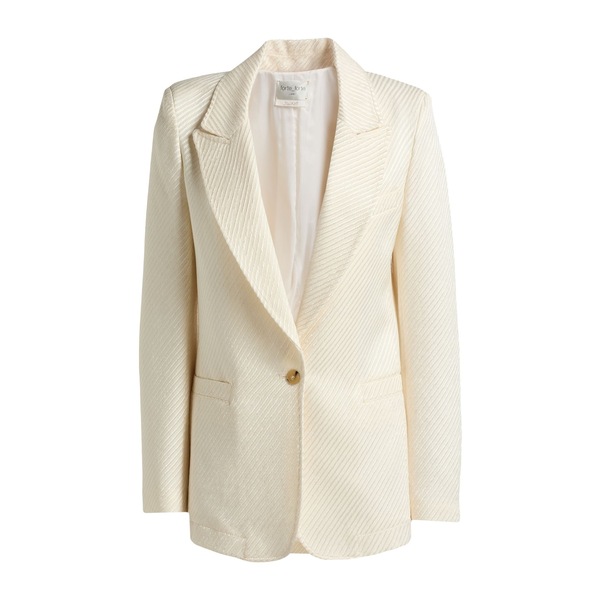 【貨物輸送無料】 フォルテ フォルテ レディース 上衣＆上衣 アウター Blazers White