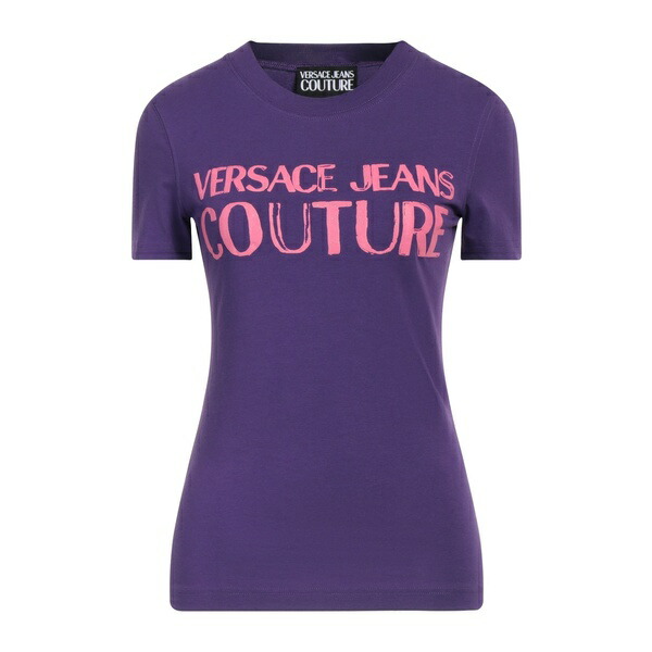 【送料無料】 ベルサーチ レディース Tシャツ トップス T-shirts Purple