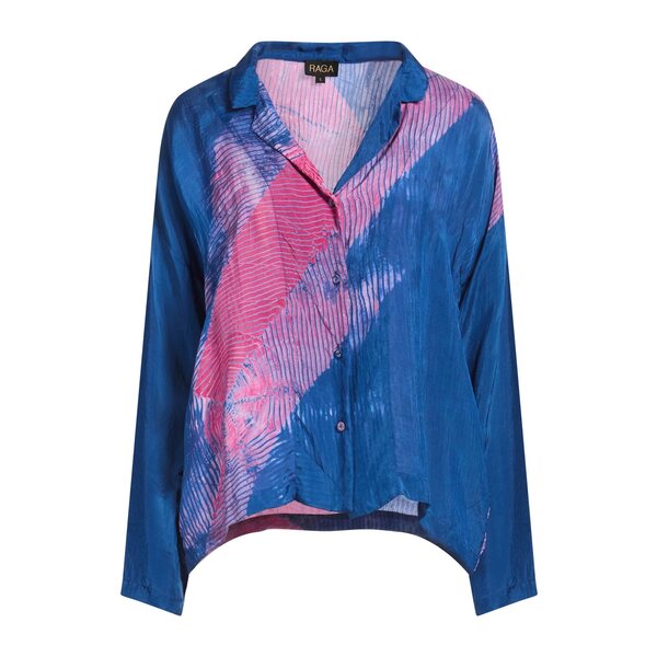 【送料無料】 ラガ レディース シャツ トップス Shirts Blue|asty