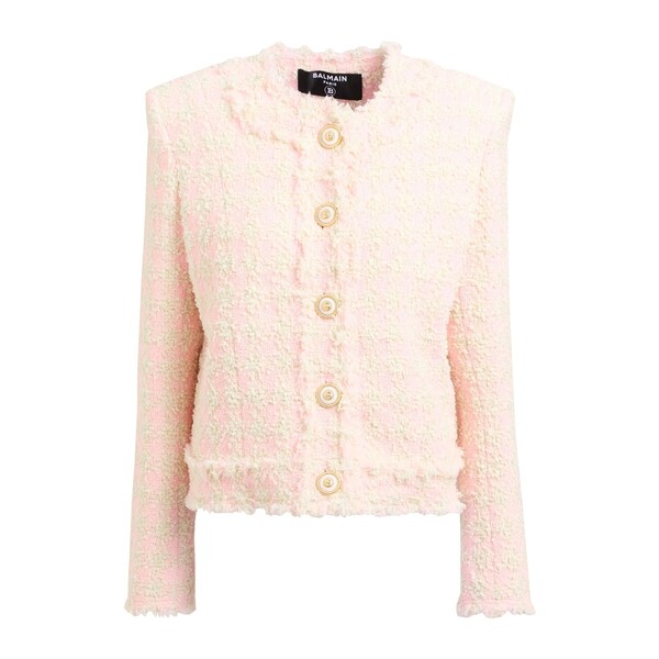【送料無料】 バルマン レディース ジャケット＆ブルゾン アウター Jackets Pink｜asty