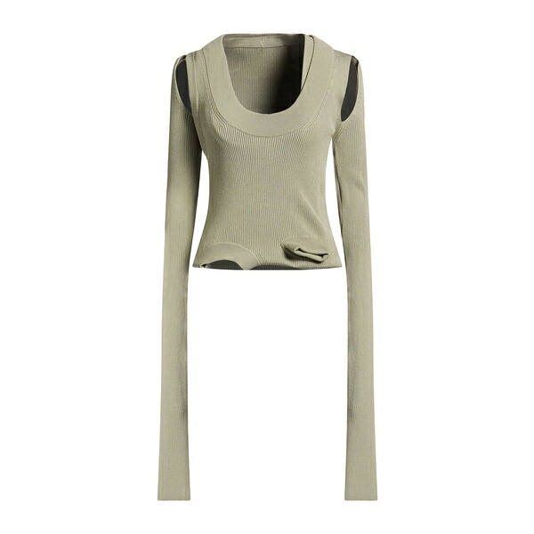 【貨物輸送無料】 リックオウエンス レディース 編み物\u0026プルオーバー アウター Sweaters Green