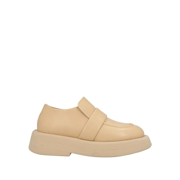 【貨物輸送無料】 マーシル レディース スリッポン・ローファー シューズ Loafers Beige