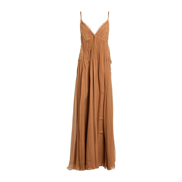 【貨物輸送無料】 アルベルタ フェレッティ レディース 衣裳 トップス Maxi dresses Brown