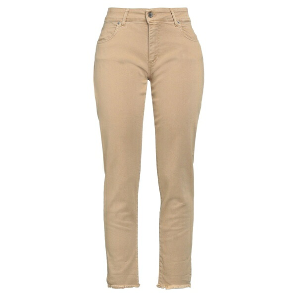 【送料無料】 スーベニアー レディース デニムパンツ ボトムス Jeans Beige|asty