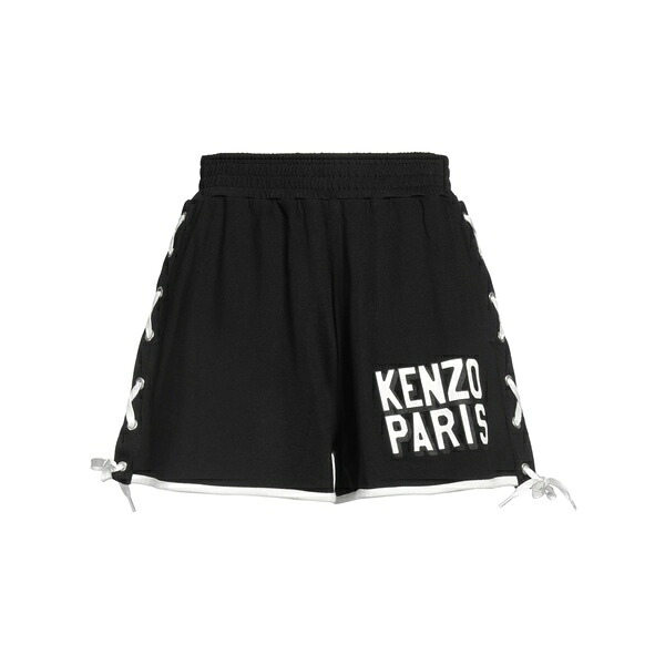 【送料無料】 ケンゾー レディース カジュアルパンツ ボトムス Shorts \u0026 Bermuda Shorts Black