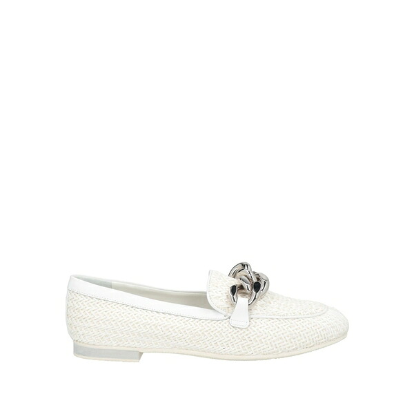【貨物輸送無料】 カサディ レディース スリッポン・ローファー シューズ Loafers White