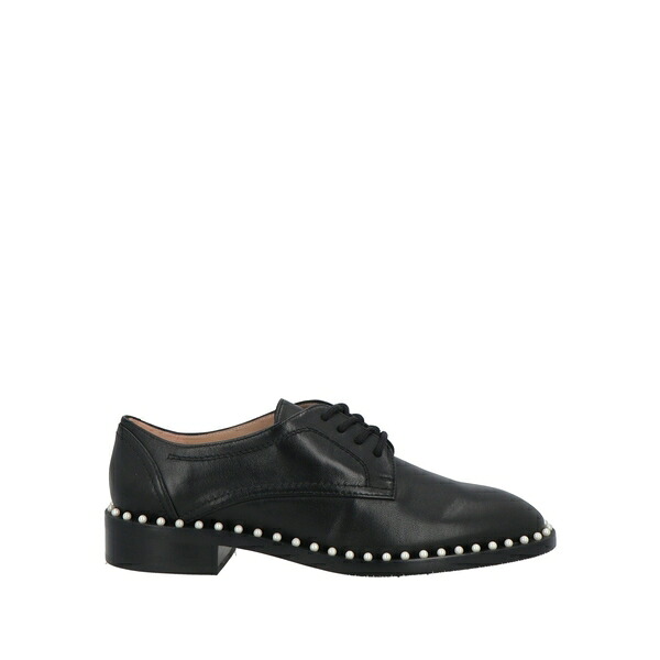 【貨物輸送無料】 スチュアート ワイツマン レディース オックスフォード シューズ Lace-up shoes Black