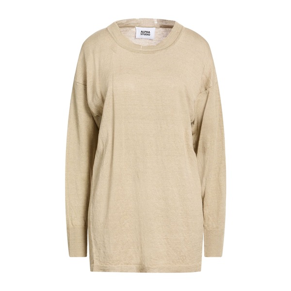 【送料無料】 アルファス テューディオ レディース ニット\u0026セーター アウター Sweaters Green