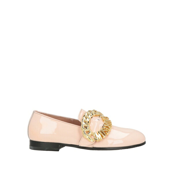 【貨物輸送無料】 モスキーノ レディース スリッポン・ローファー シューズ Loafers Pink