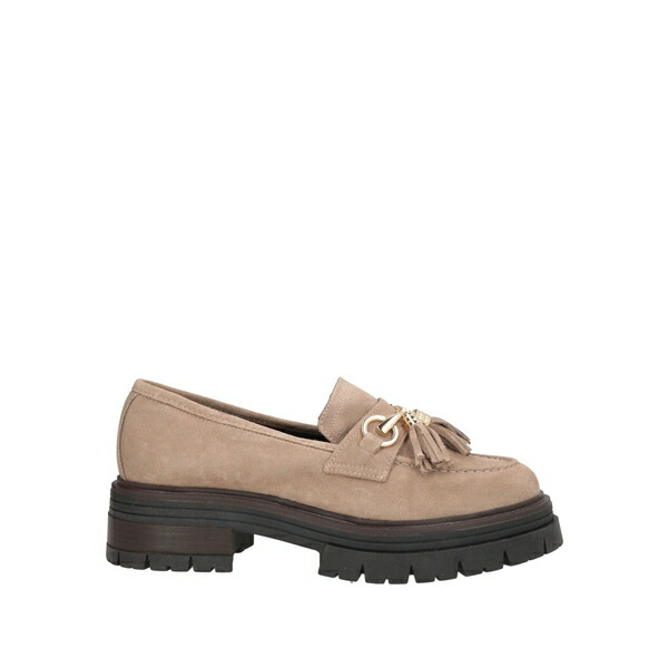 【送料無料】 シャン ドゥ フルール レディース スリッポン・ローファー シューズ Loafers Grey|asty