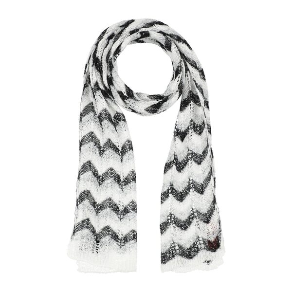 【貨物輸送無料】 ミッソーニ レディース 消音装置・袈裟・えり巻き 佩び物 Scarves Black
