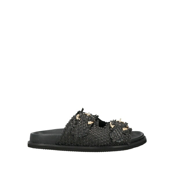 【送料無料】 エマヌエーレ ヴェー レディース サンダル シューズ Sandals Black｜asty