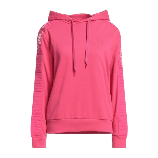 【貨物輸送無料】 モスキーノ レディース パーカー・スウェットシャツ アウター Sweatshirts Pink
