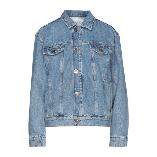 【貨物輸送無料】 真砂ロ レディース 上衣＆上衣 アウター Denim outerwear Blue