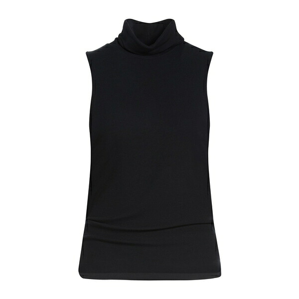 【貨物輸送無料】 ひな形 レディース プルオーバー トップス T-shirts Black