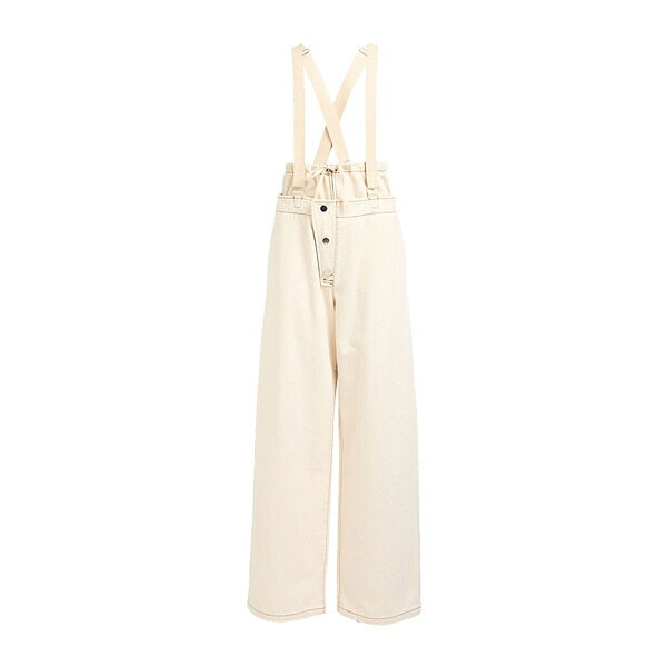 【貨物輸送無料】 運動競技マックス レディース ジーンズズボン下 ボトムス Overalls White