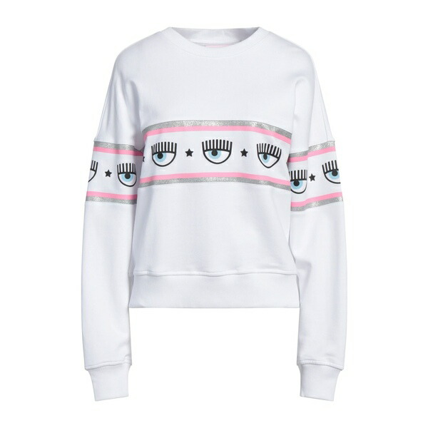 【貨物輸送無料】 シアラフェラーニ レディース パーカー・スウェットシャツ アウター Sweatshirts White