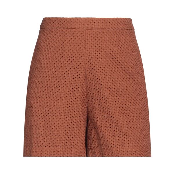 【貨物輸送無料】 フェデリカ・トシ レディース 心地好いズボン下 ボトムス Shorts \u0026 Bermuda Shorts Brown パンツ-ボトムス-レディースファッション