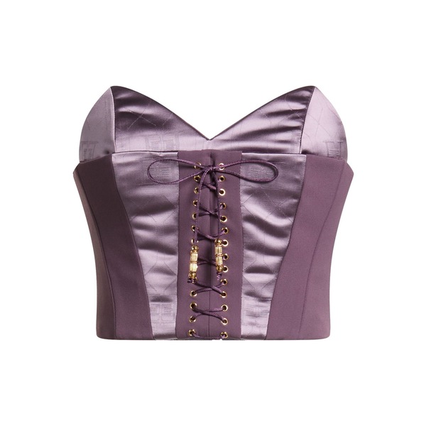 【貨物輸送無料】 エリザベスフランキ レディース プルオーバー トップス Tops Purple