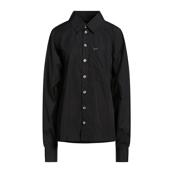 【送料無料】 ディースクエアード レディース シャツ トップス Shirts Black｜asty