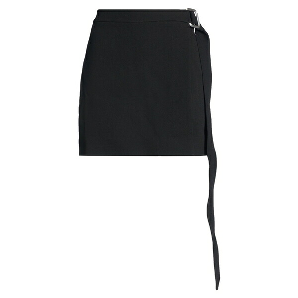 【貨物輸送無料】 意中の女 アレクサンドル マテュッシ レディース スコート ボトムス Mini skirts Black ボトムス-レディースファッション-スカート