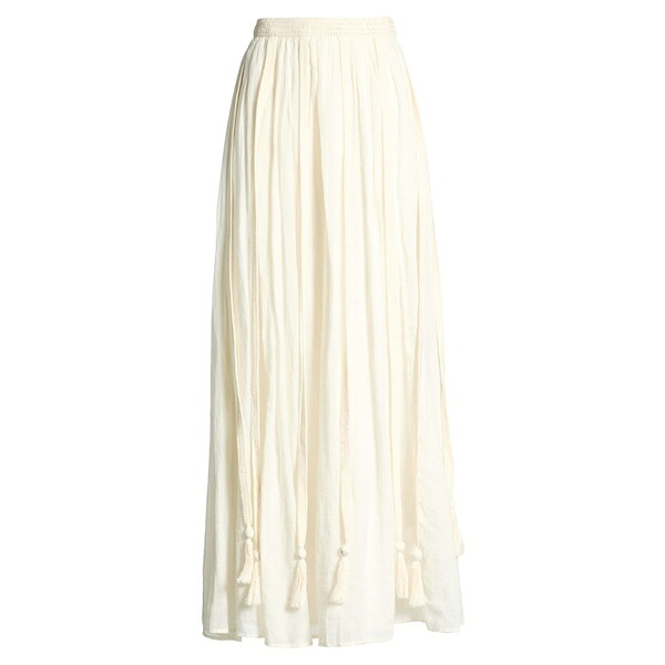 【貨物輸送無料】 ウラ・ジョンソン レディース スコート ボトムス Maxi skirts White スカート-レディースファッション-ボトムス