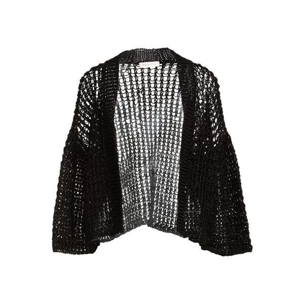 【送料無料】 ジェントリーポルトフィーノ レディース カーディガン アウター Cardigans Black｜asty
