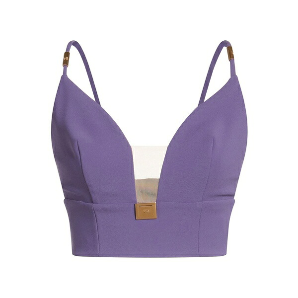 【貨物輸送無料】 エリザベスフランキ レディース プルオーバー トップス Tops Purple