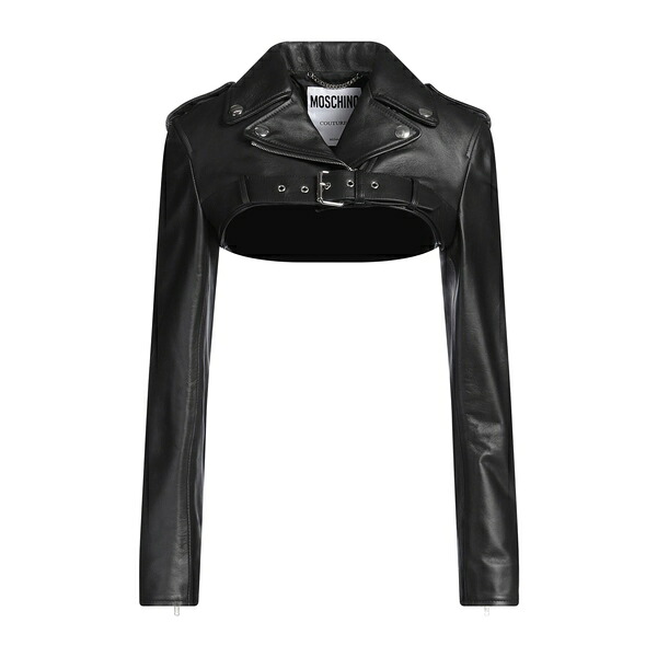 【貨物輸送無料】 モスキーノ レディース 上衣＆上衣 アウター Jackets Black