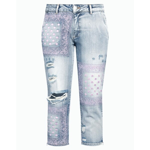 【送料無料】 フラコミーナ レディース デニムパンツ ボトムス Jeans Blue