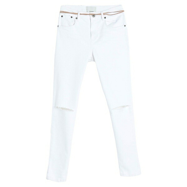 【送料無料】 ワン ティースプーン レディース デニムパンツ ボトムス Jeans White