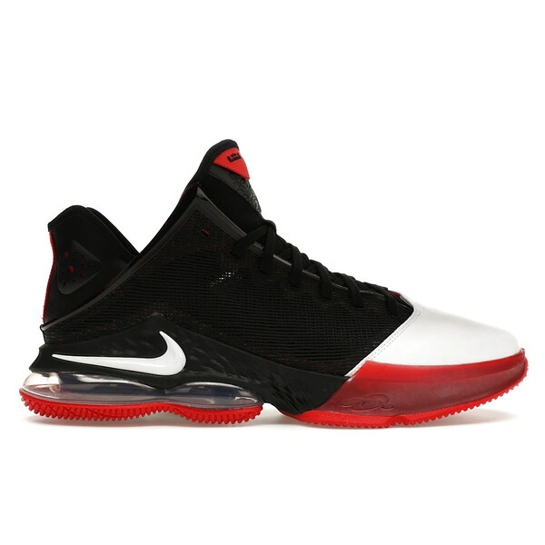 Nike ナイキ メンズ スニーカー 【Nike LeBron 19 Low Black White University Red】 サイズ US_M_4.5 Black/University Red/White|asty