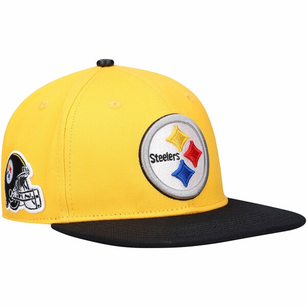 まとめ売り プロスタンダード メンズ 帽子 アクセサリー Pittsburgh Steelers Pro Standard 2Tone  Snapback Hat Gold⁄Black：asty 定番公式通販